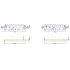 AGT LAMBRI Falpanel LB-3783 Matt Teak 248