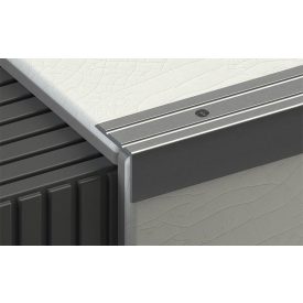   FURATOS LÉPCSŐÉLVÉDŐ PROFIL 2700X24,5X20 MM, ELOXÁLT MATT EZÜST