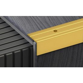   FURATOS LÉPCSŐÉLVÉDŐ PROFIL 2700X24,5X20 MM, ELOXÁLT MATT ARANY