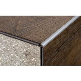   FURATOS POZITÍV LÉPCSŐÉLVÉDŐ PROFIL 2500X38X35 MM, ELOXÁLT MATT EZÜST