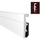 ARBITON VEGA fehér, vízálló szegőléc P0811