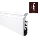 ARBITON VEGA fehér, vízálló szegőléc P0830