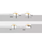 ARBITON CS37 SZINTKÜLÖNBSÉGET ÁTHIDALÓ PROFIL 29 SANTANA OAK 0,93 M