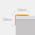 ARBITON CS2 LÉPCSŐVÉDŐ PROFIL A3 TITÁN 1,2 M