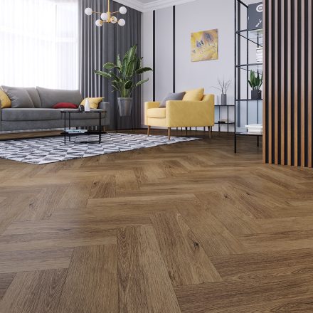 ARBITON AMARON HERRINGBONE 4V SPC/vinyl vízálló padló, Georgetown Oak
