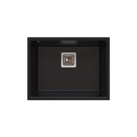   LUNART BASIC SOMA EGYMEDENCÉS GRÁNIT MOSOGATÓ, MIDNIGHT BLACK