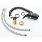 LUNART COCO KONYHAI CSAPTELEP, MATT BLACK