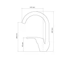 LUNART COCO KONYHAI CSAPTELEP, MATT BLACK