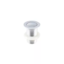   LUNART Click-Clack leeresztő 5/4" túlfolyó nélküli mosdóhoz, kis méretű, Chrome