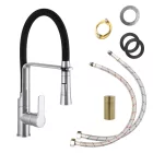 LUNART LACY KONYHAI CSAPTELEP, BLACK CHROME