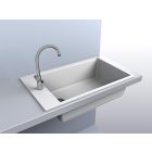 LUNART ZORG 760 EGYMEDENCÉS GRÁNIT MOSOGATÓ, PEARL WHITE