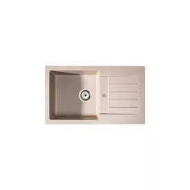   LUNART BASIC Lotti egymedencés gránit mosogató csepptálcával, Beige