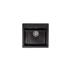 LUNART BASIC LILY EGYMEDENCÉS GRÁNIT MOSOGATÓ, MIDNIGHT BLACK