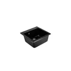 LUNART BASIC LILY EGYMEDENCÉS GRÁNIT MOSOGATÓ, MIDNIGHT BLACK