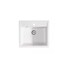 LUNART BASIC CUKI EGYMEDENCÉS GRÁNIT MOSOGATÓ, WHITE