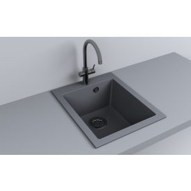 LUNART NOBA 410 EGYMEDENCÉS GRÁNIT MOSOGATÓ, GREY