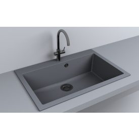 LUNART NOBA 760 EGYMEDENCÉS GRÁNIT MOSOGATÓ, GREY