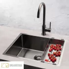 REGINOX CANO ROZSDAMENTES ACÉL CSAPTELEP, GUN METAL