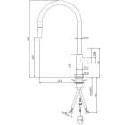 REGINOX JAPURA KIHÚZHATÓ CSAPTELEP, CHROME