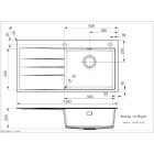 REGINOX BREDA 10 L GRÁNIT MOSOGATÓ, GREY SILVERY