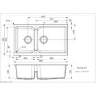 REGINOX BREDA 20 GRÁNIT MOSOGATÓ, GREY SILVERY