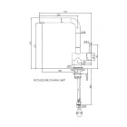 REGINOX CEDAR KIHÚZHATÓ CSAPTELEP, GOLD FLAX